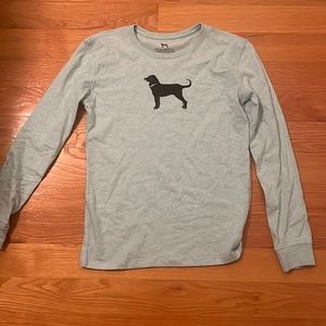 Blue black dog long sleeve